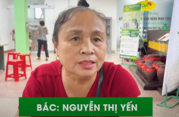 Bác Yến chia sẻ trải nghiệm hài lòng sau khi khám bệnh tại phòng khám